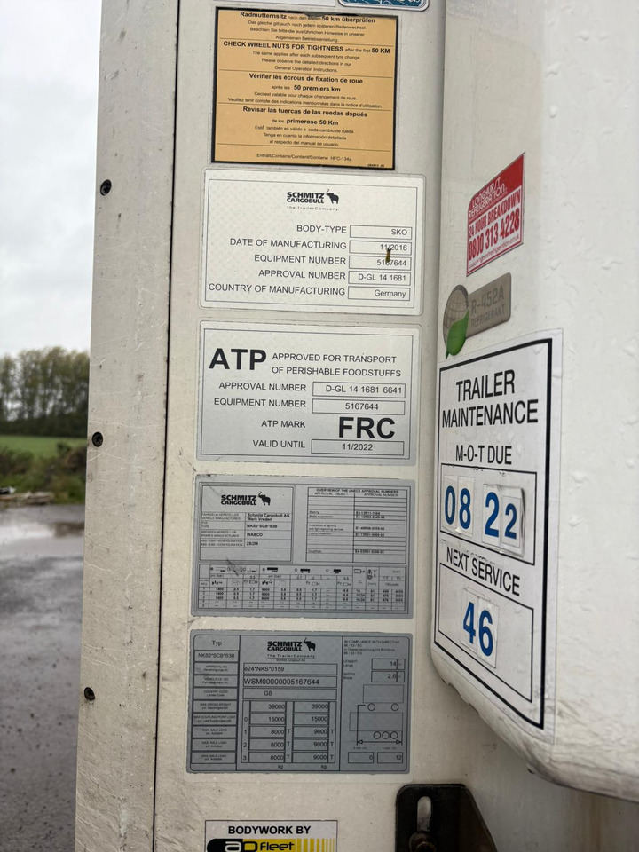 2012 Gray & Adams 10.4m Fridge Trailer – BTK110 - مبردة نصف مقطورة: صور 2 2012 Gray & Adams 10.4m Fridge Trailer – BTK110 - مبردة نصف مقطورة: صور 2