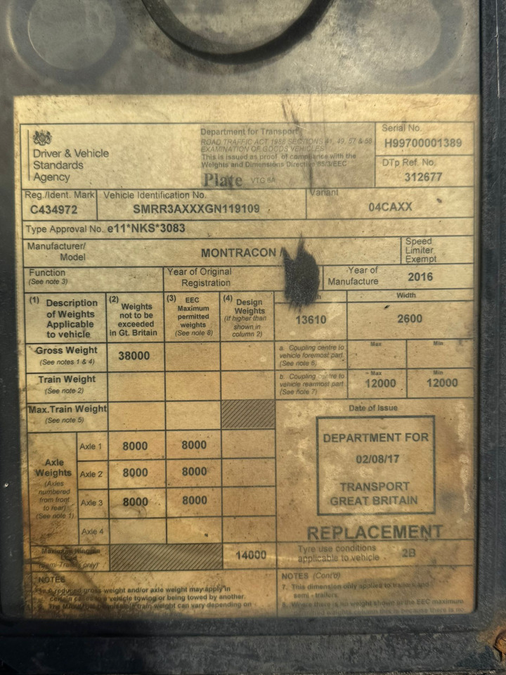 2013 Gray & Adams 13.6m Fridge Trailer – CML449 - مبردة نصف مقطورة: صور 2 2013 Gray & Adams 13.6m Fridge Trailer – CML449 - مبردة نصف مقطورة: صور 2