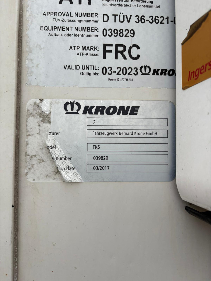 2021 Gray & Adams 9m Fridge Trailer – BAN032 - مبردة نصف مقطورة: صور 4 2021 Gray & Adams 9m Fridge Trailer – BAN032 - مبردة نصف مقطورة: صور 4