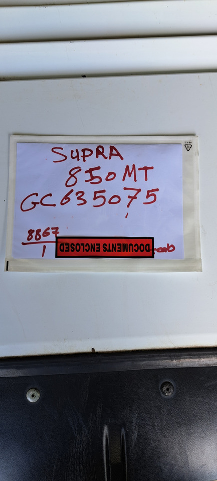 Supra 850 MT - ثلاجة - شاحنة: صور 2 Supra 850 MT - ثلاجة - شاحنة: صور 2