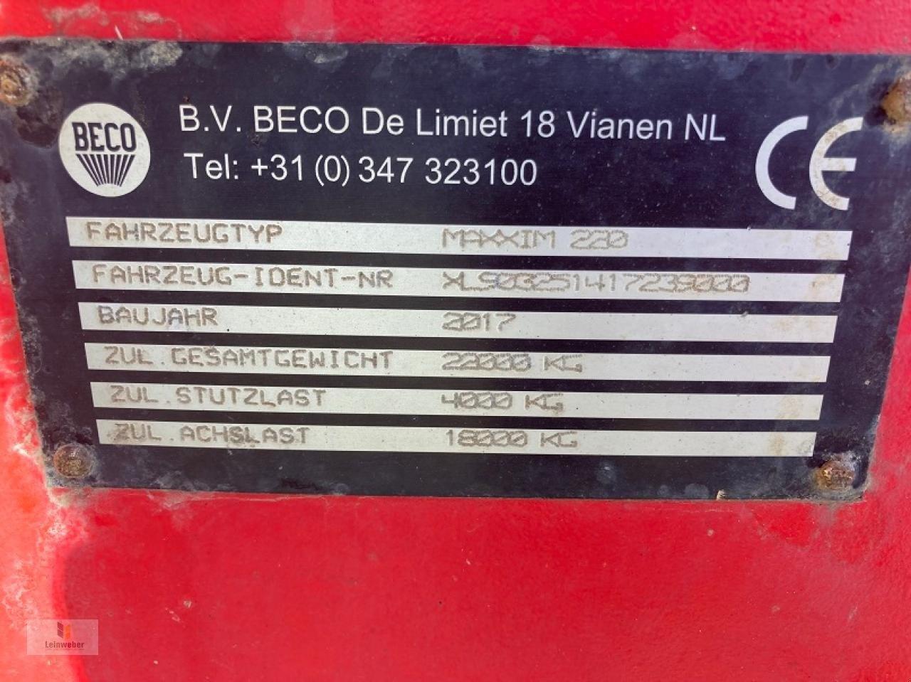 Beco maxxim 220 - قلابة مقطورة الزراعية: صور 5 Beco maxxim 220 - قلابة مقطورة الزراعية: صور 5