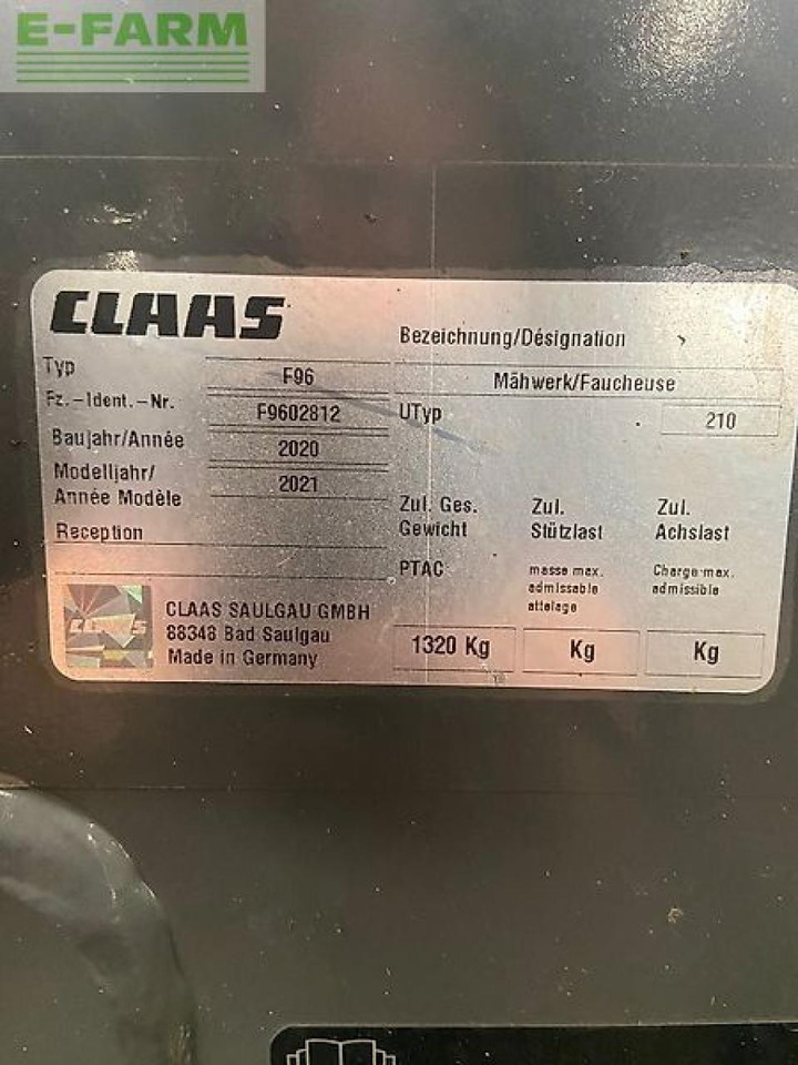 جزازة CLAAS disco 9200c inkl. disco 3200fc: صور 11