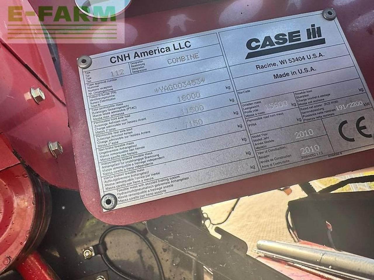 حصادة شاملة Case-IH 5088: صور 10