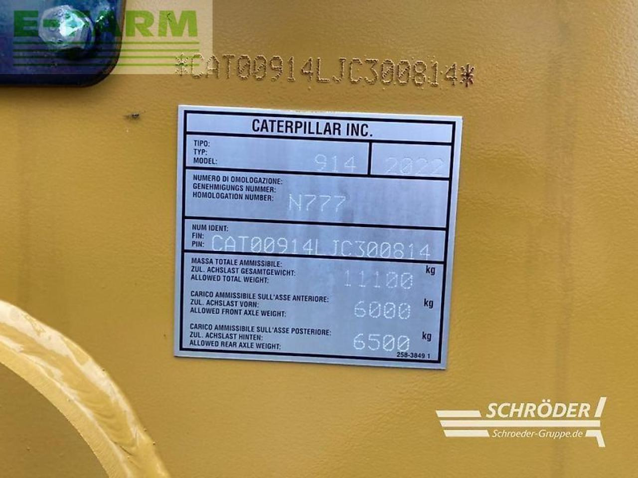 حفارة مصغرة Caterpillar 914 m: صور 9