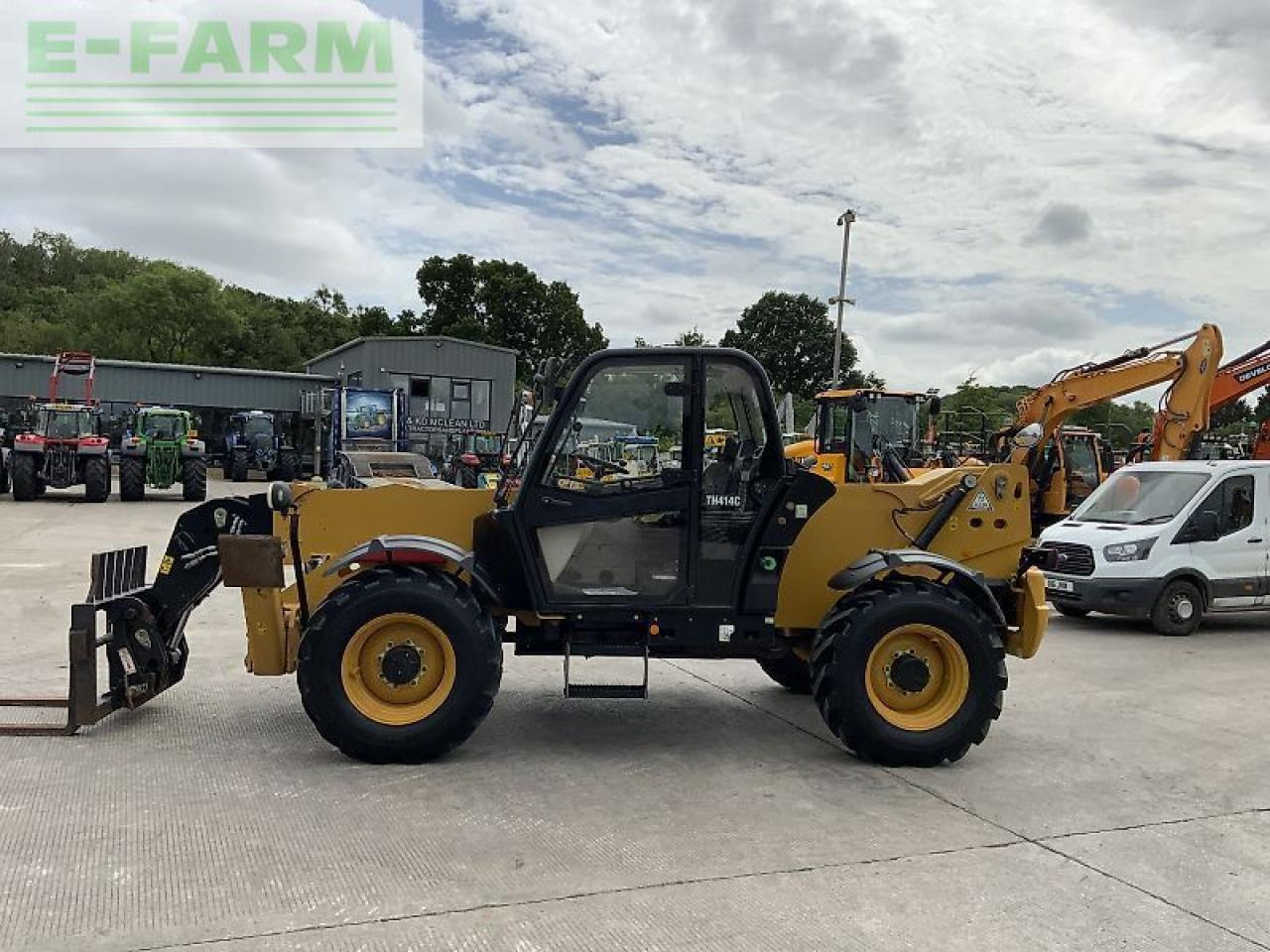 رافعة تلسكوبية Caterpillar cat th414c telehandler (st23434): صور 6