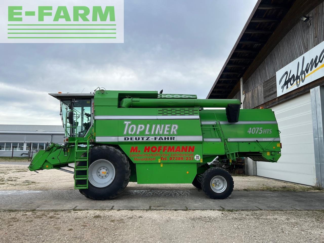 Deutz-Fahr Topliner 4075 - حصادة شاملة: صور 2 Deutz-Fahr Topliner 4075 - حصادة شاملة: صور 2