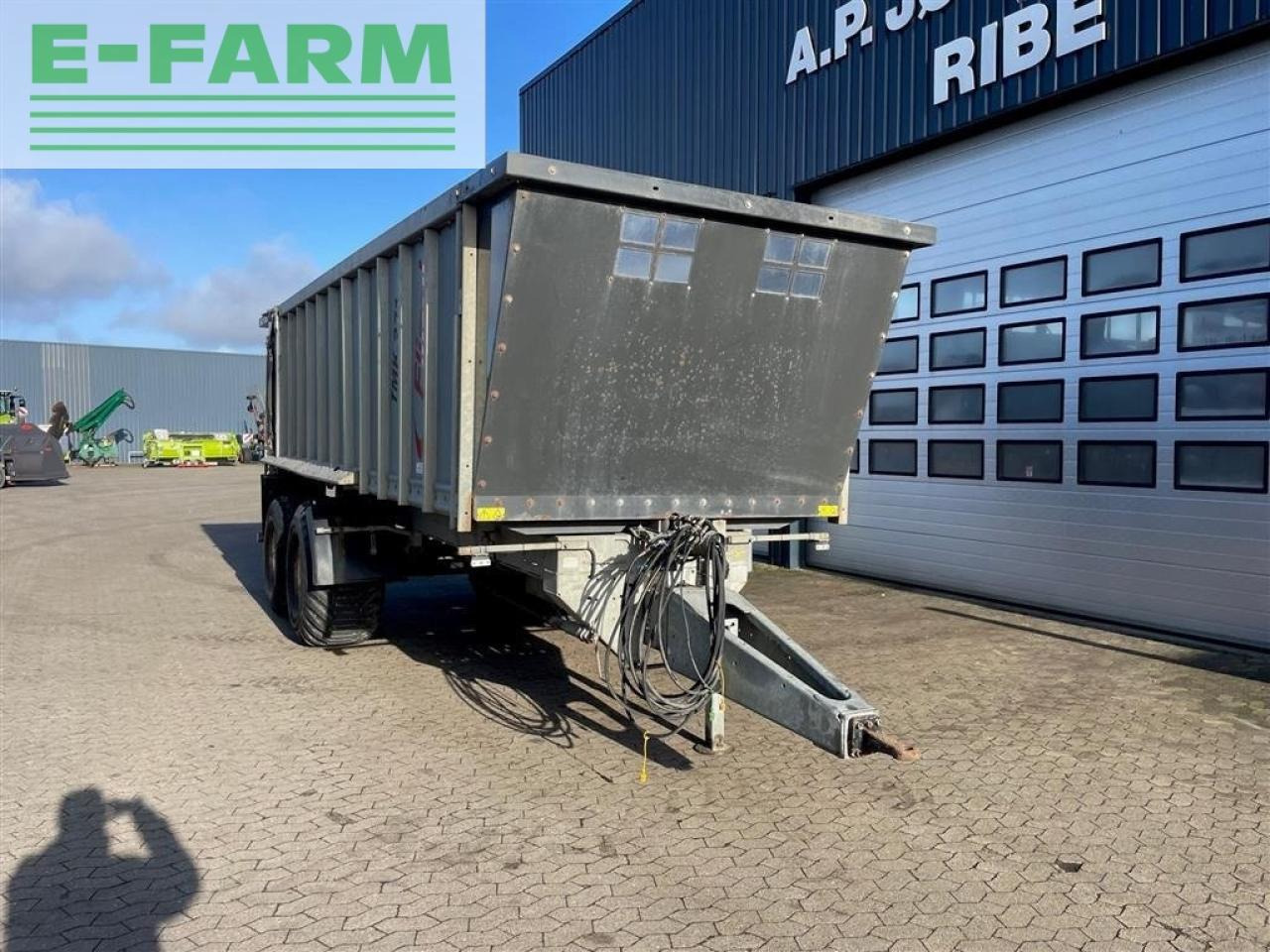 قلابة مقطورة الزراعية Fliegl tmk 271 bull galvaniseret: صور 7