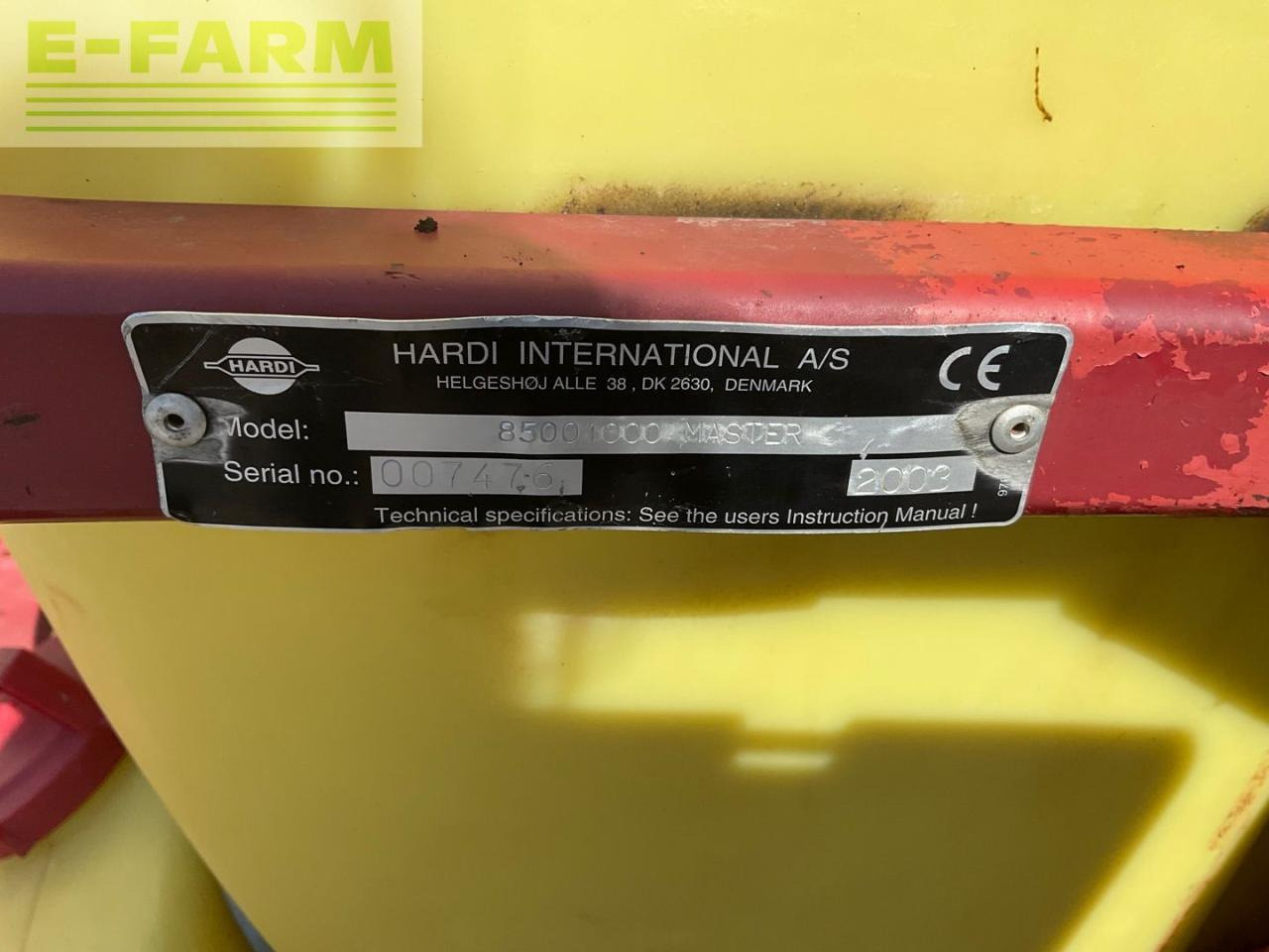آلة الرش المقطورة Hardi Master: صور 9