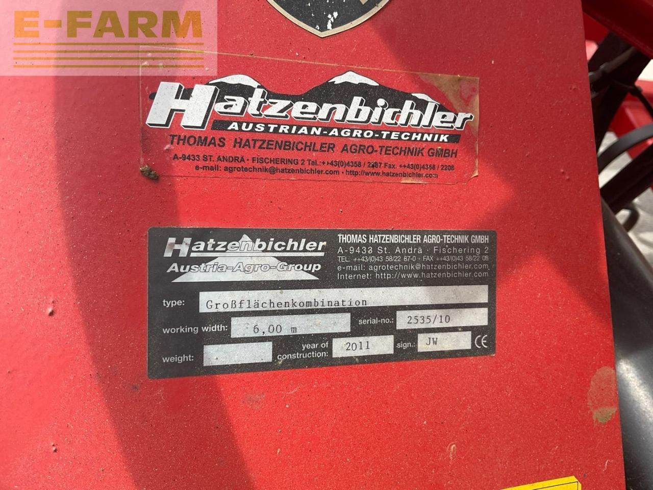 الة بذر Hatzenbichler 6,0m Garezinken: صور 9