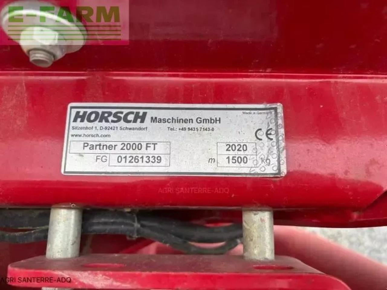 Horsch partner 2000 ft - الة بذر: صور 5 Horsch partner 2000 ft - الة بذر: صور 5