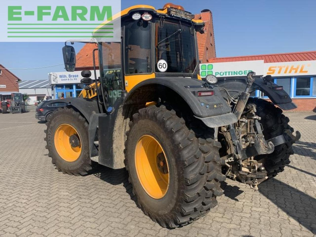 جرار JCB 4220 fasttrac mit jd-autotrac vorbereitung + stoll konsolen: صور 6
