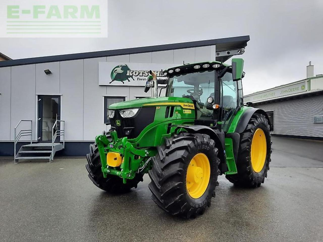 John Deere 6r 185 - جرار: صور 1 John Deere 6r 185 - جرار: صور 1