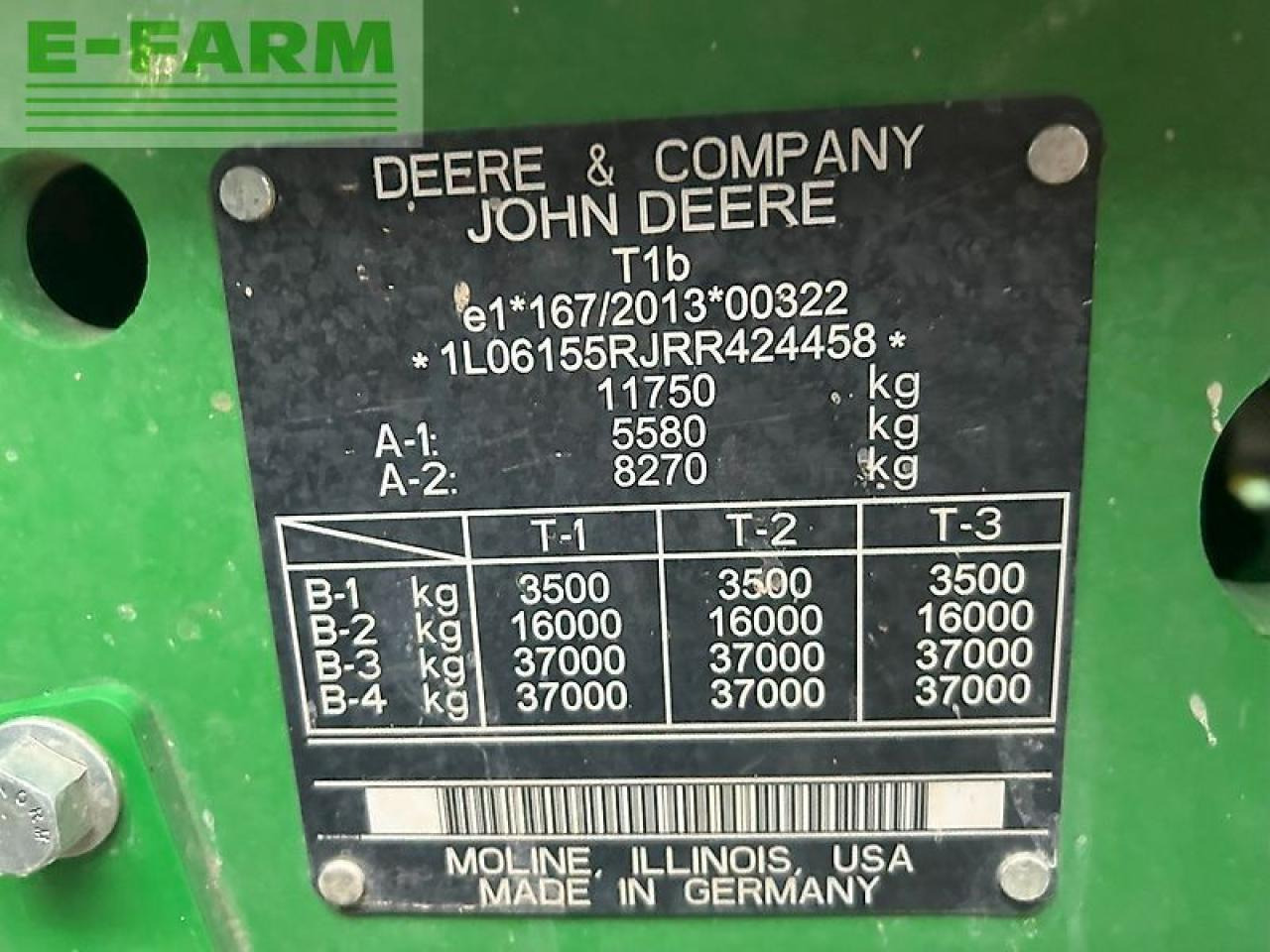 جرار John Deere 6r155: صور 11