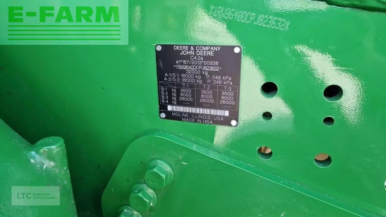 جرار John Deere 9rx 640: صور 20