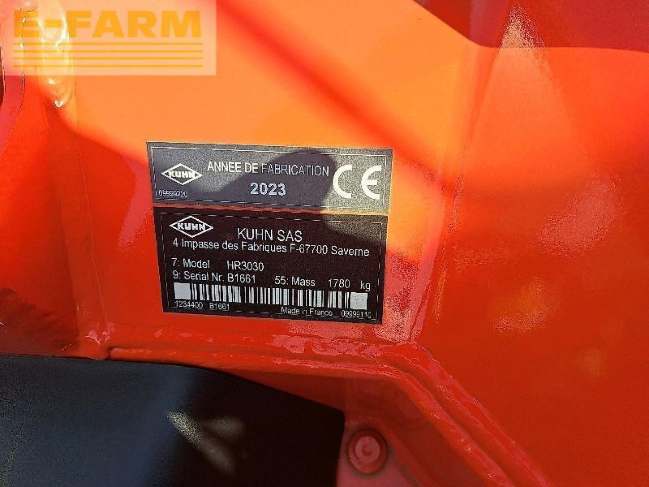 ال معدات حراثه Kuhn hr3030: صور 6 ال معدات حراثه Kuhn hr3030: صور 6