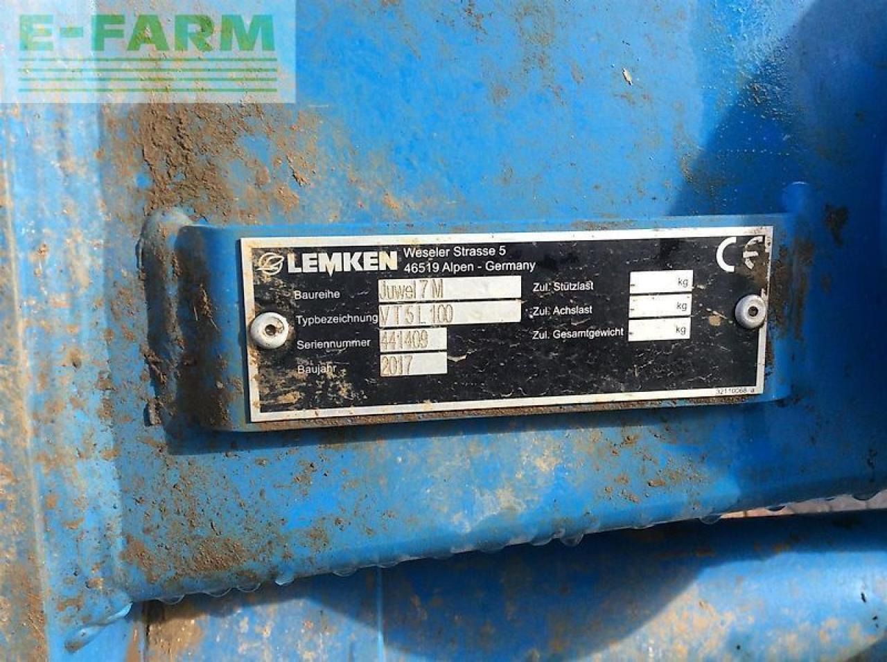 Lemken juwel 7 m - محراث: صور 4 Lemken juwel 7 m - محراث: صور 4