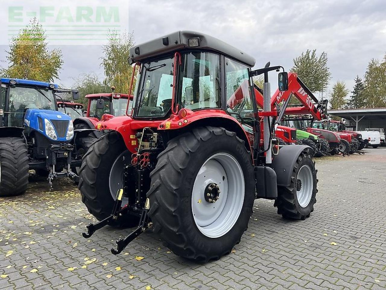 جرار Massey Ferguson 6455 dyna-6 + mailleux mx t10: صور 6
