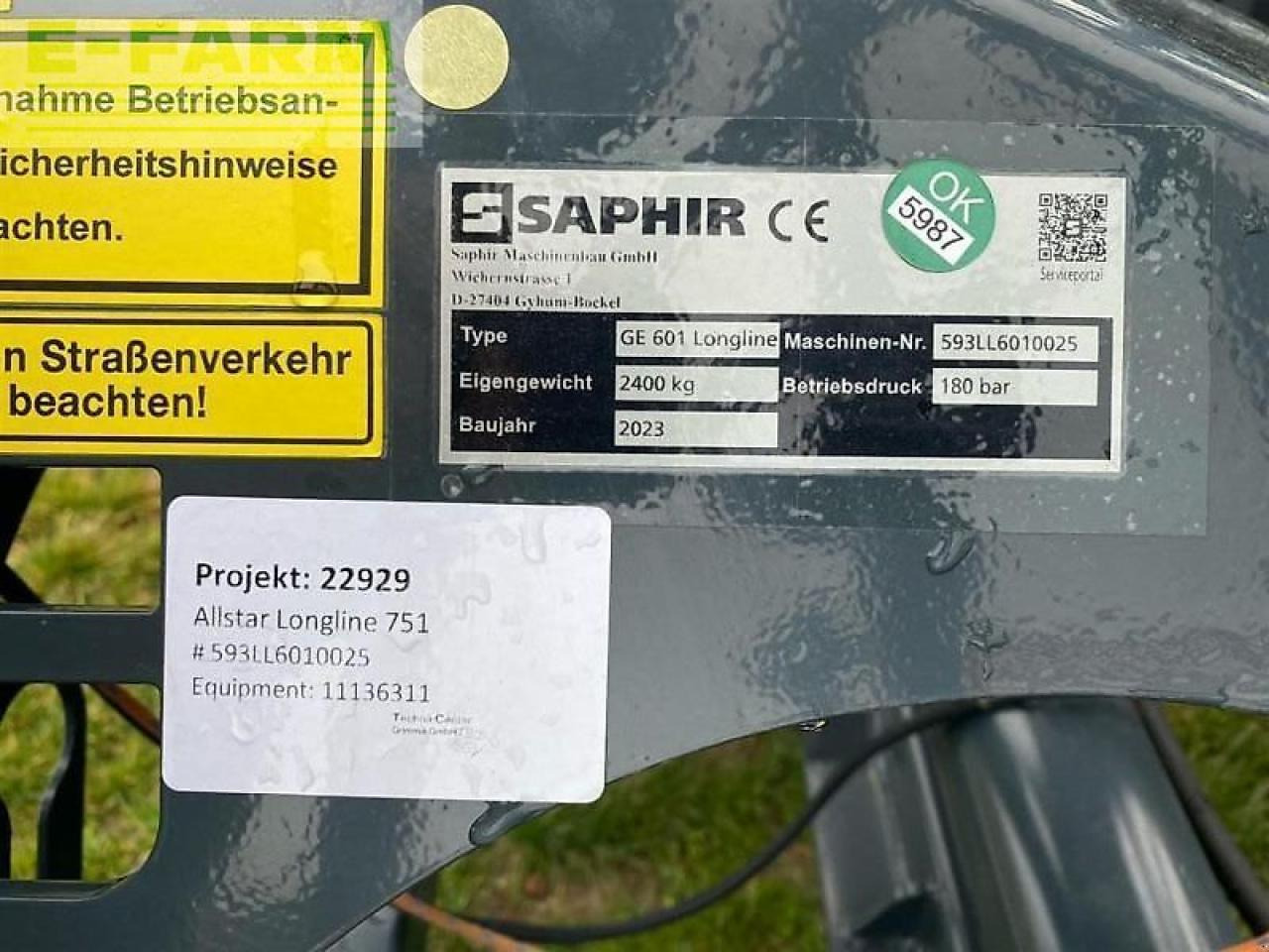 مسلفة Saphir grubber allstar 751 longline: صور 12
