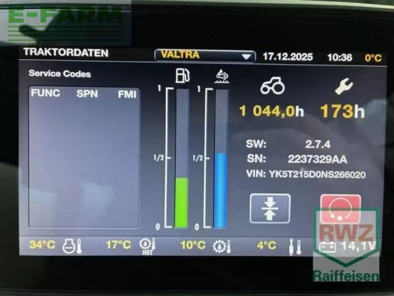 جرار Valtra t215d: صور 10