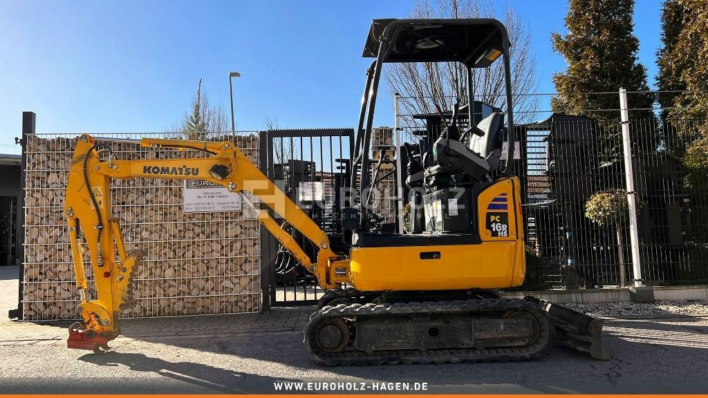 Komatsu Minibagger PC 16 R-3HS, Schnellwechsler MS01 - حفارة مصغرة: صور 2 Komatsu Minibagger PC 16 R-3HS, Schnellwechsler MS01 - حفارة مصغرة: صور 2