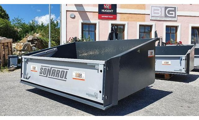 Schwerlast Transportbox / Kippmulde 180 cm mit 3 Punkt- & Euro Aufnahme - شاحنة جرار: صور 2 Schwerlast Transportbox / Kippmulde 180 cm mit 3 Punkt- & Euro Aufnahme - شاحنة جرار: صور 2