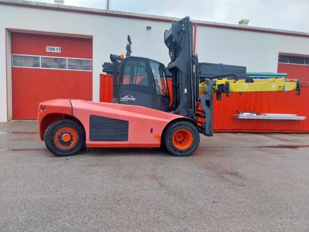 Linde H120 - رافعة شوكية ديزل: صور 1 Linde H120 - رافعة شوكية ديزل: صور 1