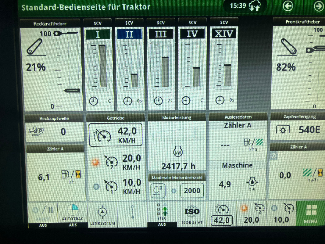 John Deere 6R185 - جرار: صور 2 John Deere 6R185 - جرار: صور 2