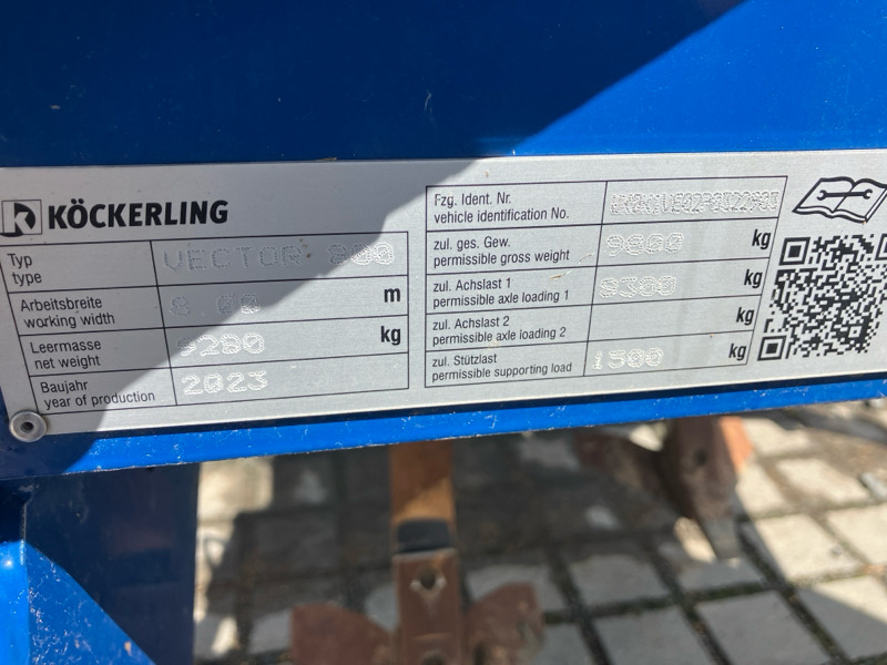 Köckerling Vector 800 - مسلفة: صور 2 Köckerling Vector 800 - مسلفة: صور 2
