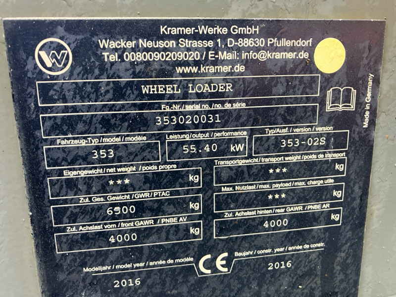 Kramer 5095 Top Zustand! inkl. Palettengabel und Schaufel - اللودر بعجل: صور 5 Kramer 5095 Top Zustand! inkl. Palettengabel und Schaufel - اللودر بعجل: صور 5