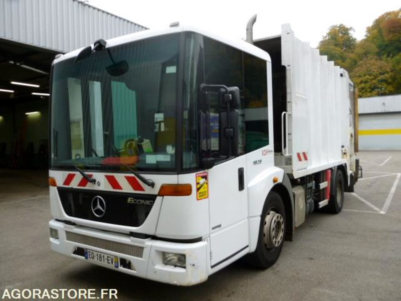 BOM ECONIC MERCEDES CABINE TYPE BUS 2007 4 places 247550kms - شاحنة القمامة: صور 1 BOM ECONIC MERCEDES CABINE TYPE BUS 2007 4 places 247550kms - شاحنة القمامة: صور 1