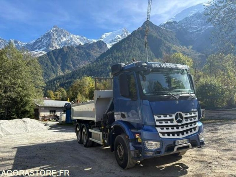 CAMION 6X4 TRI-BENNE +GRUE MERCEDES AROCS 2640 2014 190 000 KM - شاحنة: صور 2 CAMION 6X4 TRI-BENNE +GRUE MERCEDES AROCS 2640 2014 190 000 KM - شاحنة: صور 2