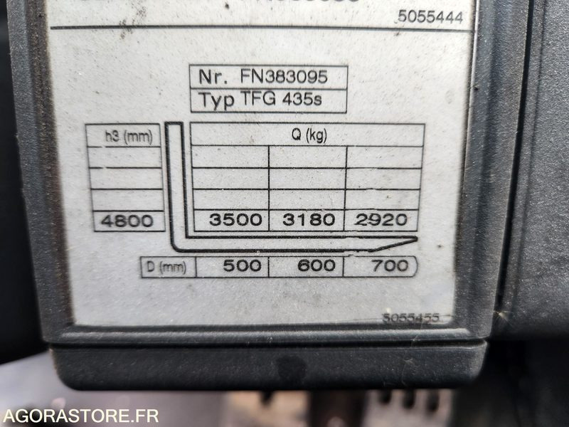 CHARIOT JUNGHEINRICH DFG 435s 480DZ - 2008 / 3260 HEURES - رافعة شوكية تعمل بالغاز: صور 3 CHARIOT JUNGHEINRICH DFG 435s 480DZ - 2008 / 3260 HEURES - رافعة شوكية تعمل بالغاز: صور 3
