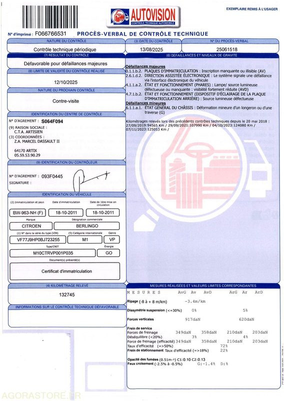تأجير CITROËN BERLINGO - 132745km - 2011 CITROËN BERLINGO - 132745km - 2011: صور 11 تأجير CITROËN BERLINGO - 132745km - 2011 CITROËN BERLINGO - 132745km - 2011: صور 11
