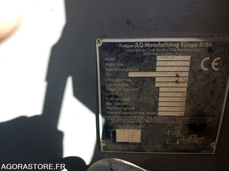 Chariot télescopique JLG 4013 - رافعة تلسكوبية: صور 5 Chariot télescopique JLG 4013 - رافعة تلسكوبية: صور 5