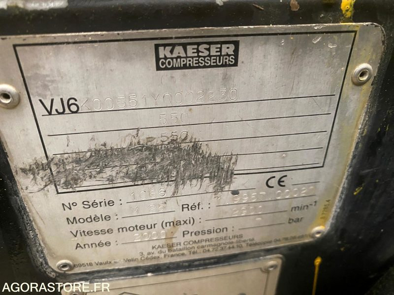Compresseur KAESER M25 2008 TBE - ضاغط الهواء: صور 2 Compresseur KAESER M25 2008 TBE - ضاغط الهواء: صور 2