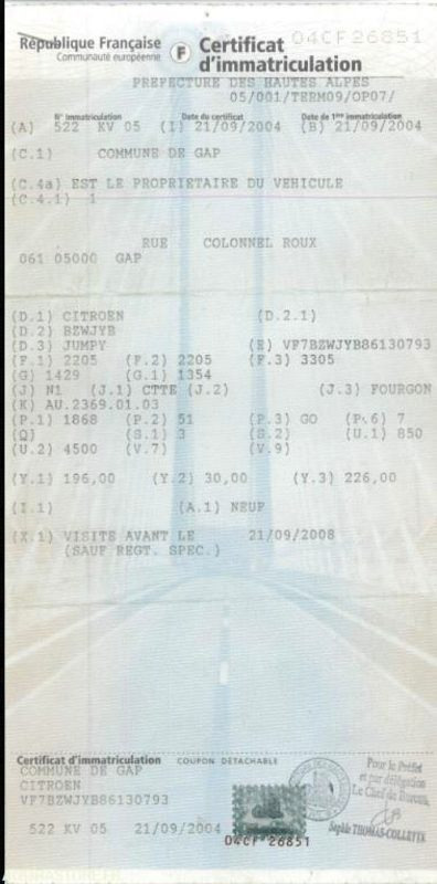 FOURGONNETTE CITROEN JUMPY - فان المدمجة: صور 4 FOURGONNETTE CITROEN JUMPY - فان المدمجة: صور 4