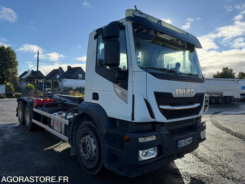 Iveco Stralis 460 boite automatique -polybenne ampliroll Marrel -255000KM - 2017 - شاحنة ذات الخطاف: صور 1 Iveco Stralis 460 boite automatique -polybenne ampliroll Marrel -255000KM - 2017 - شاحنة ذات الخطاف: صور 1
