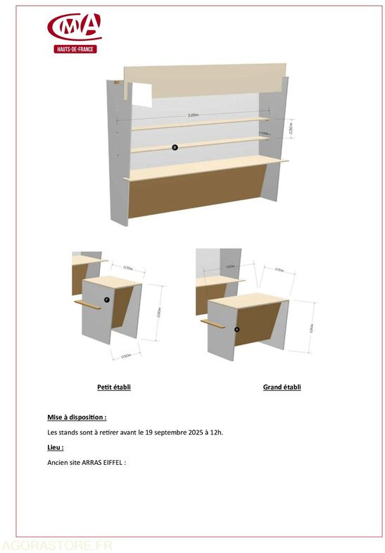 Lot de planches de bois - permettant de réaliser des stands - الأدوات والمعدات: صور 5 Lot de planches de bois - permettant de réaliser des stands - الأدوات والمعدات: صور 5