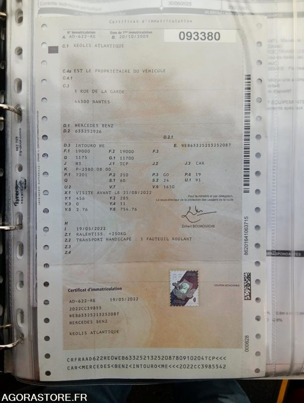 MERCEDES INTOURO N°093380 - حافلة مدرسية: صور 4 MERCEDES INTOURO N°093380 - حافلة مدرسية: صور 4