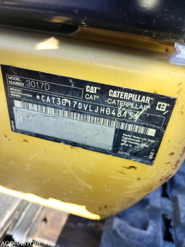 Mini pelle caterpillar 301.7 - حفارة مصغرة: صور 5 Mini pelle caterpillar 301.7 - حفارة مصغرة: صور 5