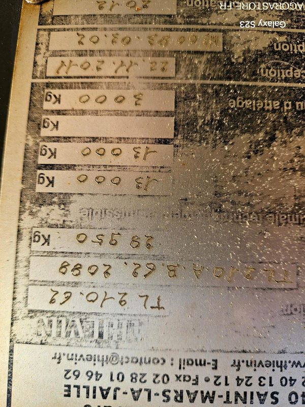 REMORQUE TP THIEVIN MASTER 210-62 DE 2011 - قلابة مقطورة: صور 5 REMORQUE TP THIEVIN MASTER 210-62 DE 2011 - قلابة مقطورة: صور 5