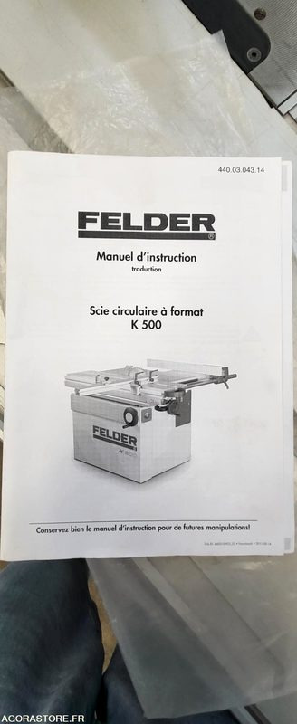 Scie circulaire à format K 500 - Très bon état - الأدوات والمعدات: صور 1 Scie circulaire à format K 500 - Très bon état - الأدوات والمعدات: صور 1