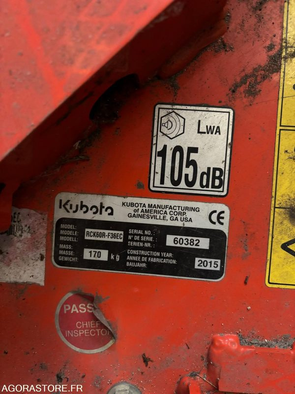 Tondeuse autoportée KUBOTA F3090 - جزازة المروج: صور 3 Tondeuse autoportée KUBOTA F3090 - جزازة المروج: صور 3