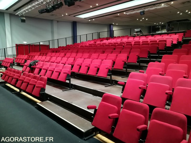 Tribune Samia Systema 2000 - 244 places (gradin salle de spectacle / théâtre) - الأدوات والمعدات: صور 1 Tribune Samia Systema 2000 - 244 places (gradin salle de spectacle / théâtre) - الأدوات والمعدات: صور 1