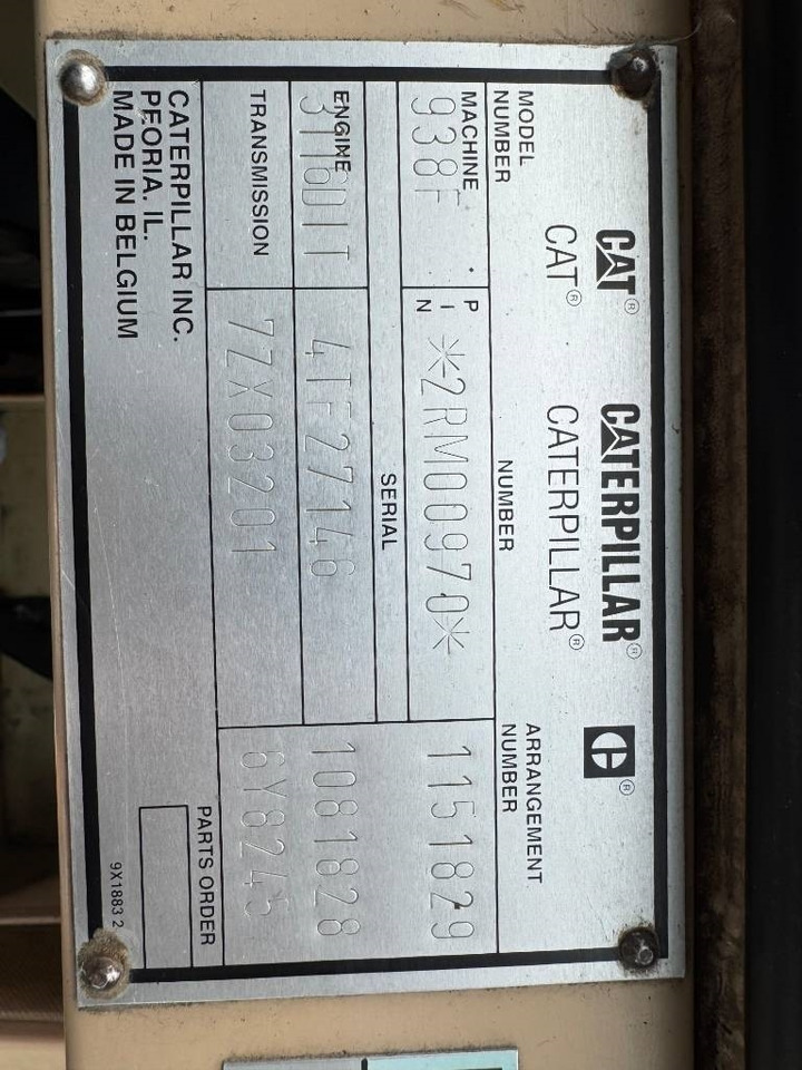 CAT 938 F II - اللودر بعجل: صور 5 CAT 938 F II - اللودر بعجل: صور 5