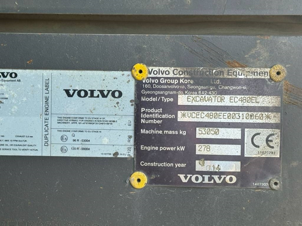 Volvo EC 480 E L - حفارات زحافة: صور 5 Volvo EC 480 E L - حفارات زحافة: صور 5