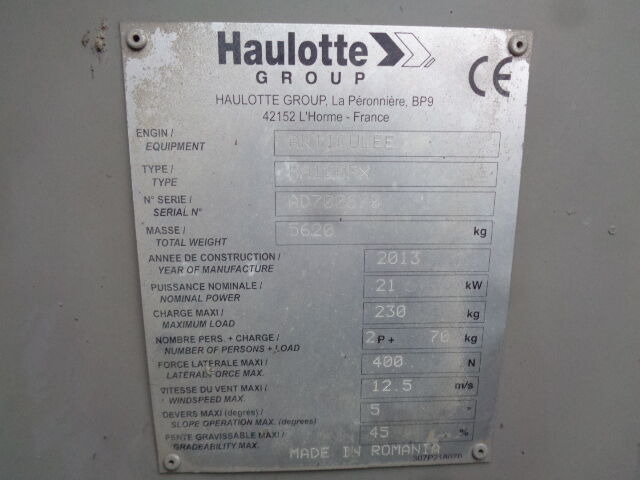Haulotte HA120 - رافعات سلة مفصلية: صور 3 Haulotte HA120 - رافعات سلة مفصلية: صور 3