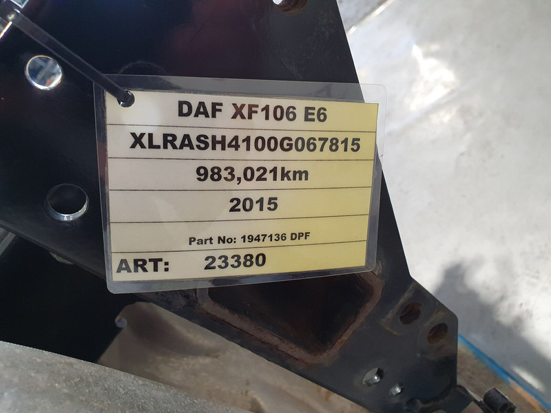 DAF DPF - قطع الغيار - شاحنة: صور 5 DAF DPF - قطع الغيار - شاحنة: صور 5