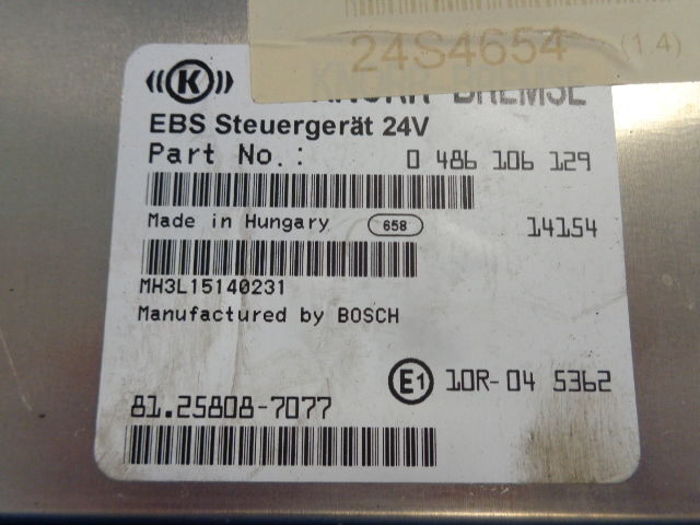 MAN EBS control unit ( WORLDWIDE DELIVERY ) - كتلة التحكم - شاحنة: صور 3 MAN EBS control unit ( WORLDWIDE DELIVERY ) - كتلة التحكم - شاحنة: صور 3