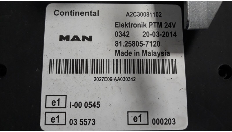 MAN TGX - كتلة التحكم - شاحنة: صور 4 MAN TGX - كتلة التحكم - شاحنة: صور 4